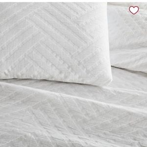 West Elm Parquet Texture Duvet Cover & Shams